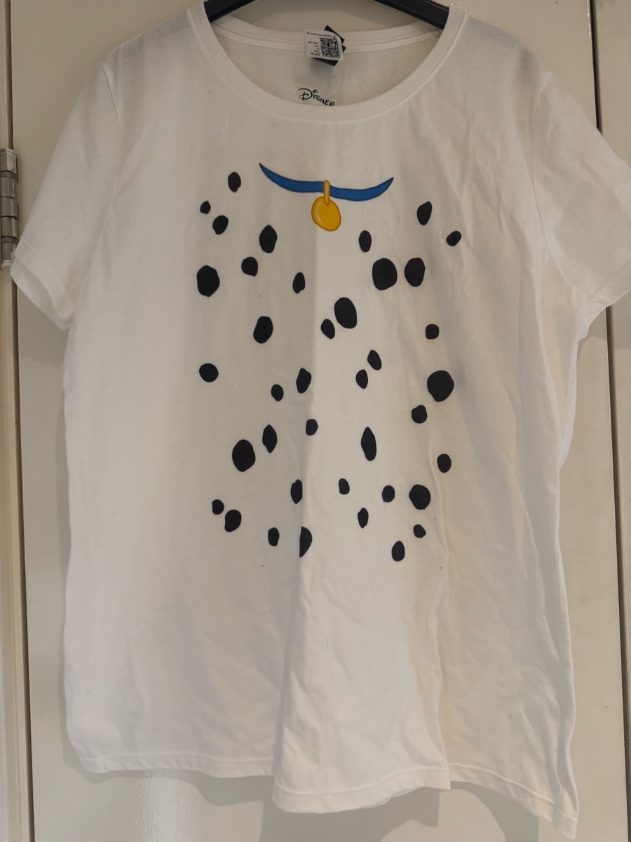 Two L/XL Fancy Dress Adorable Disney Dalmatians Tops – Great Condition