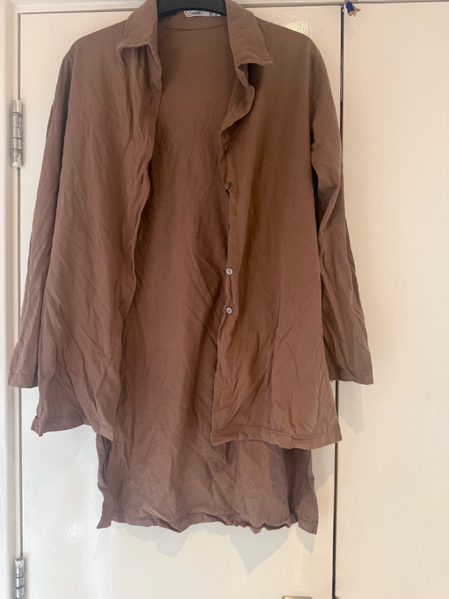 Trendy Cyprus Boutique Blouse / Shirt – Brown