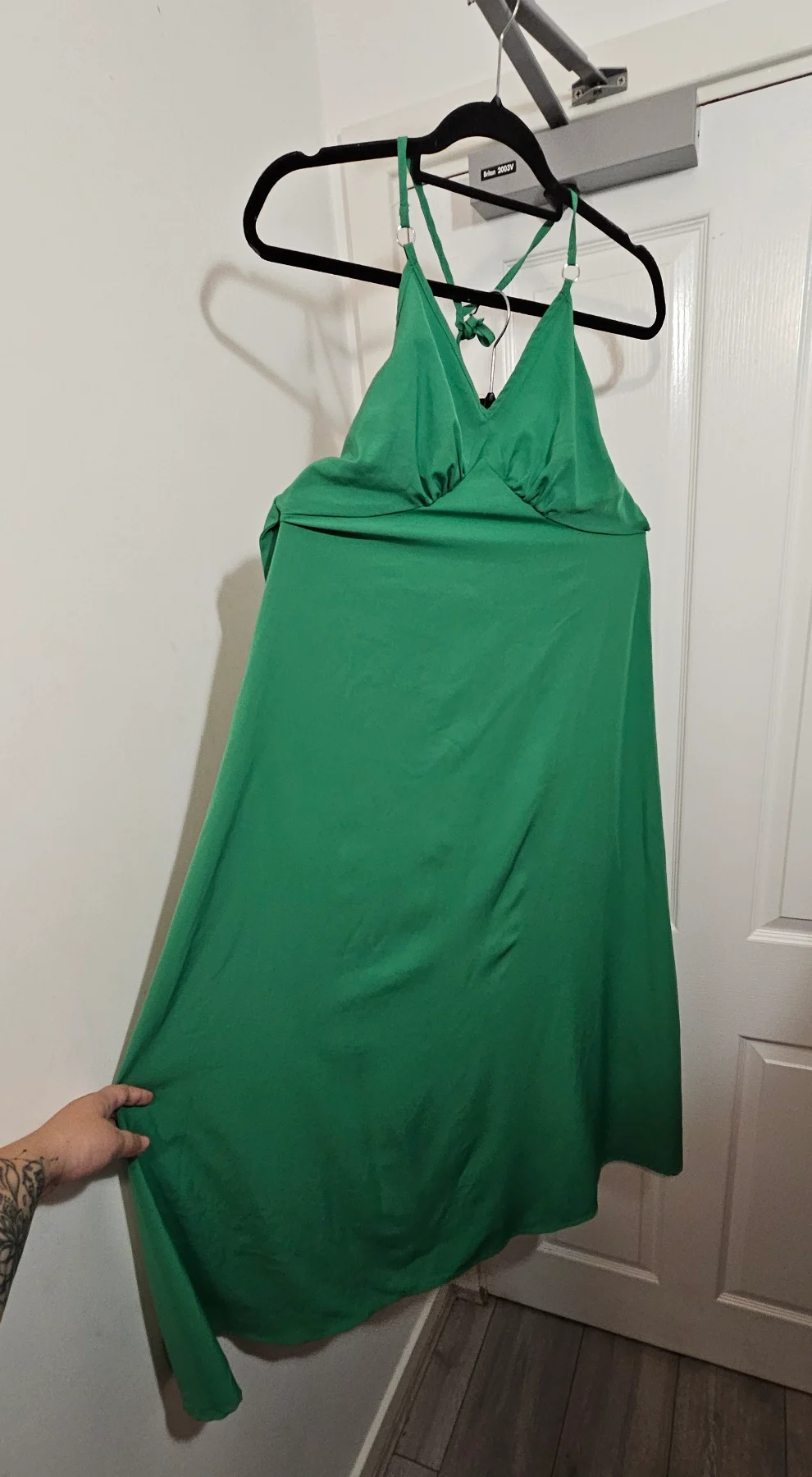 SHEIN Emerald Green Multiway Infinity Dress, Size L Brat Aesthetic