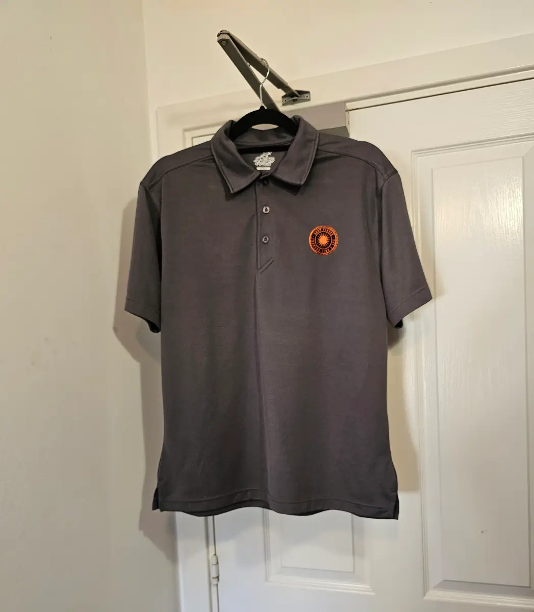 Ahead Extreme Mens Golf Polo Shirt Gray Gary Player Country Club Sun City, Size S