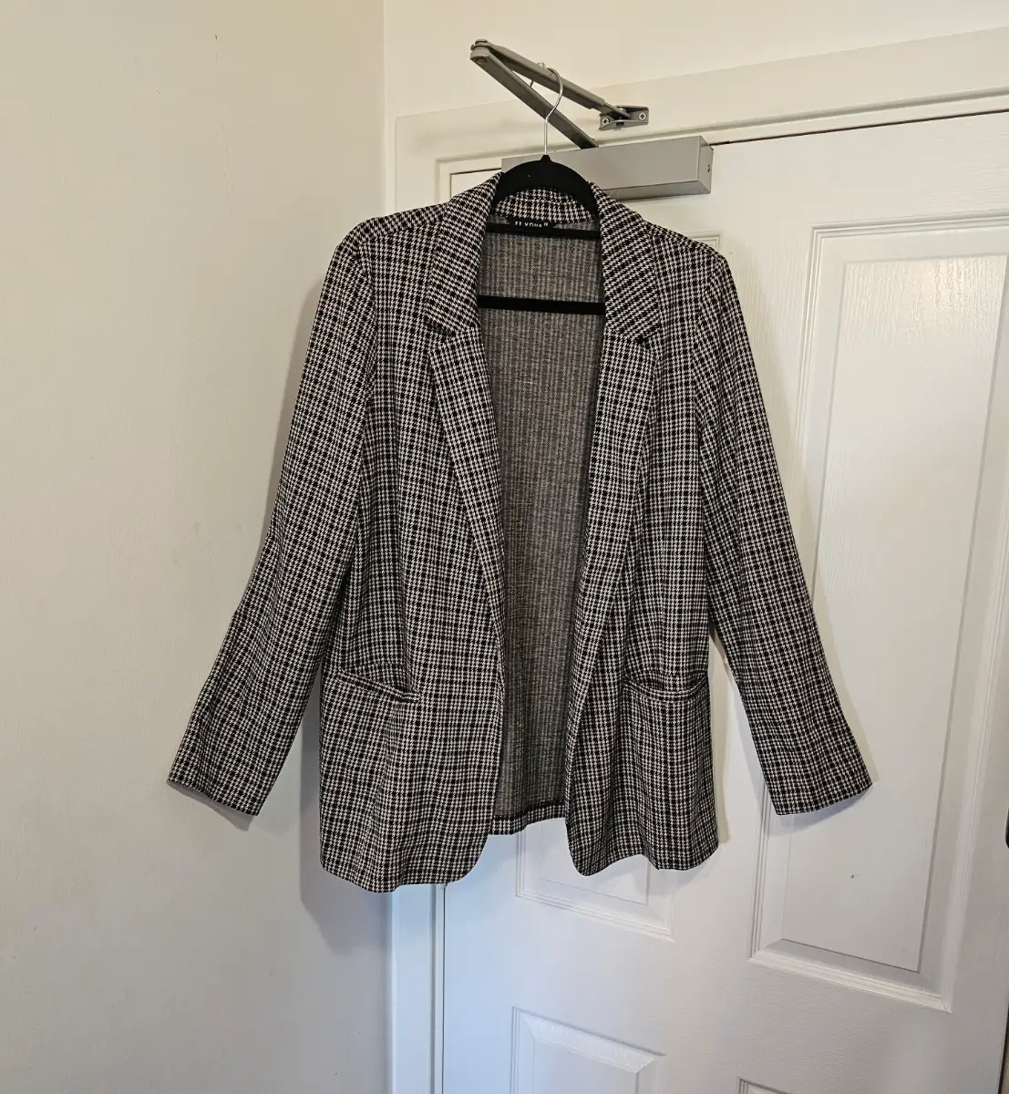 Et Vous (Matalan) Houndstooth Heritage Check Blazer, Size 20