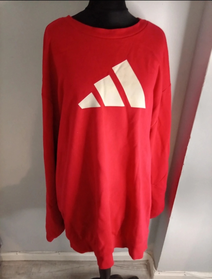 AdidaS Red Jumper size 2XL