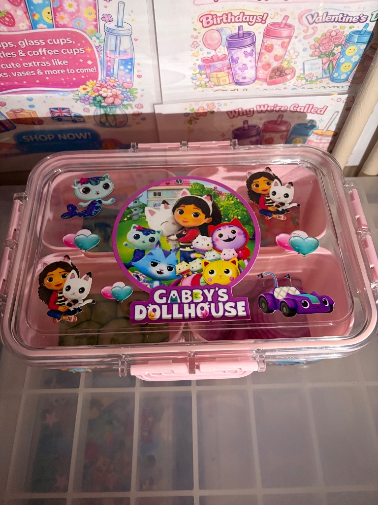Gabby’s dollhouse snack/lunch box