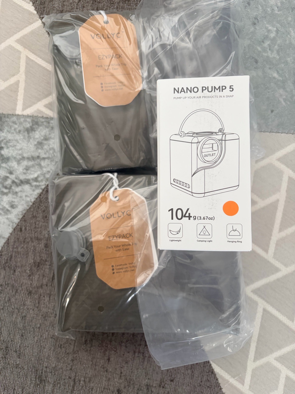 VOLLYC EZYPACK 25L Travel Vacuum Storage Bag
