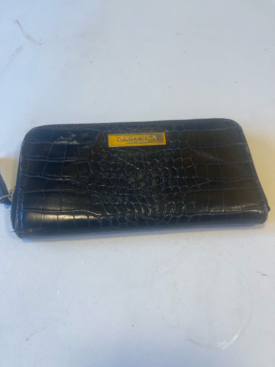 Carvela black leather purse