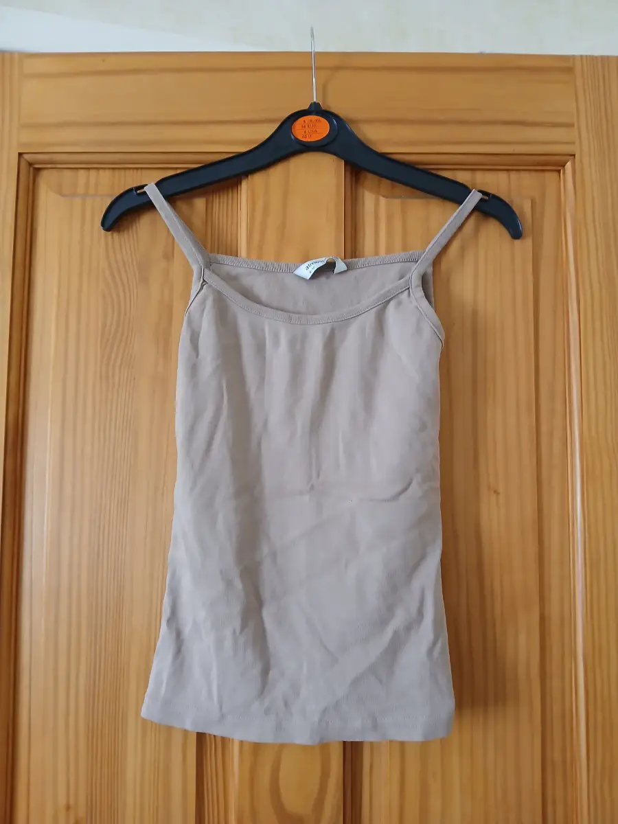 Ladies brown cami top