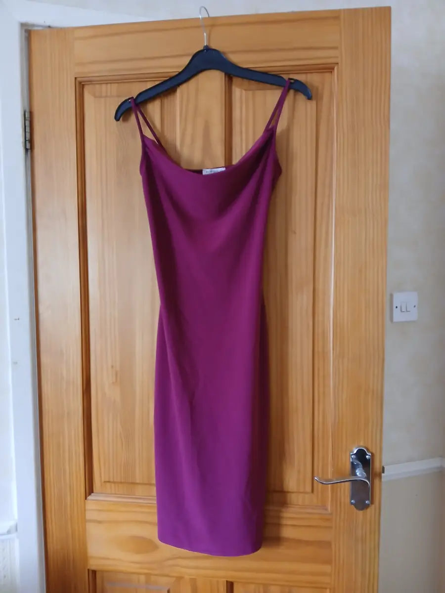 Maroon straight dress