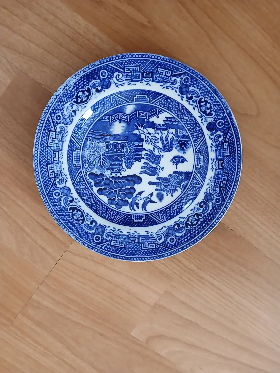 Adderley ware old willow side plate