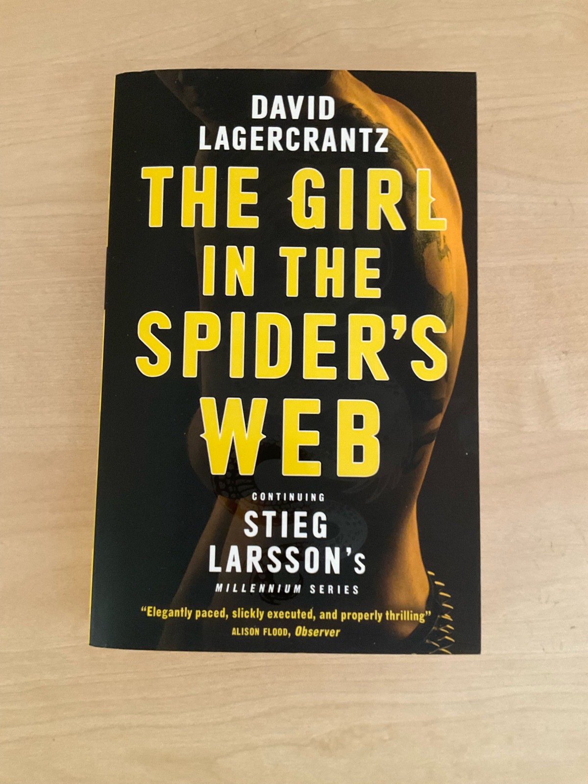 The girl in the spiders web paperback