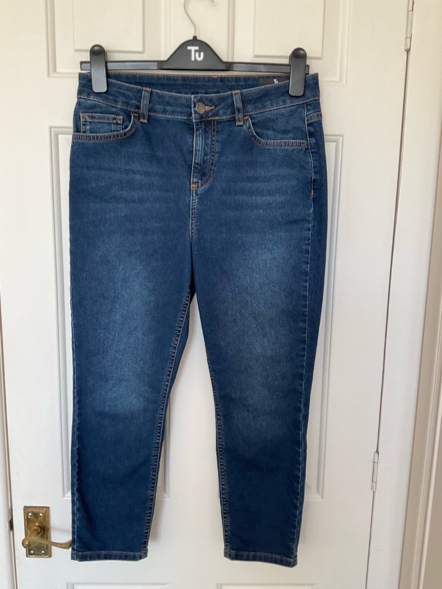 TU slim leg cropped jeans size 12