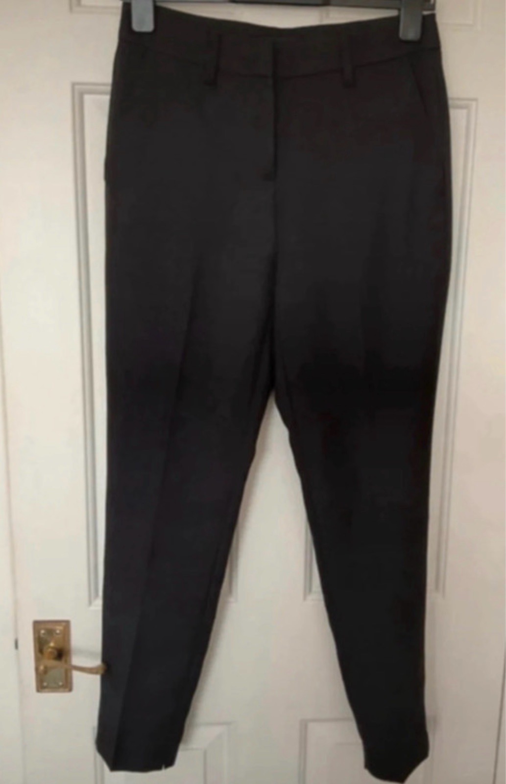 Black tailored slim leg trousers by next size 8