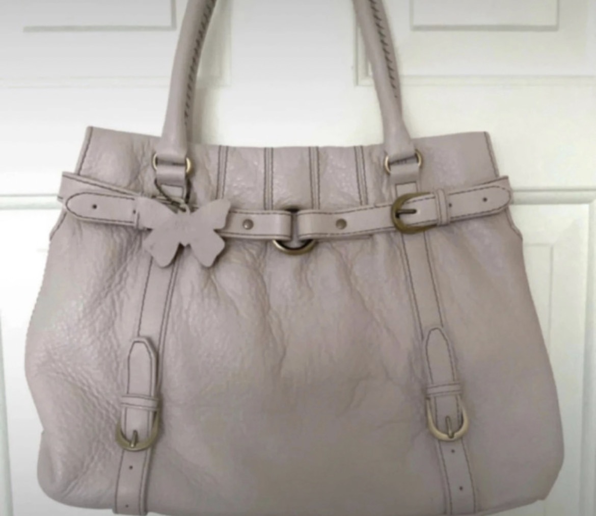 Next Pink 100% leather tote/shopper/ handbag