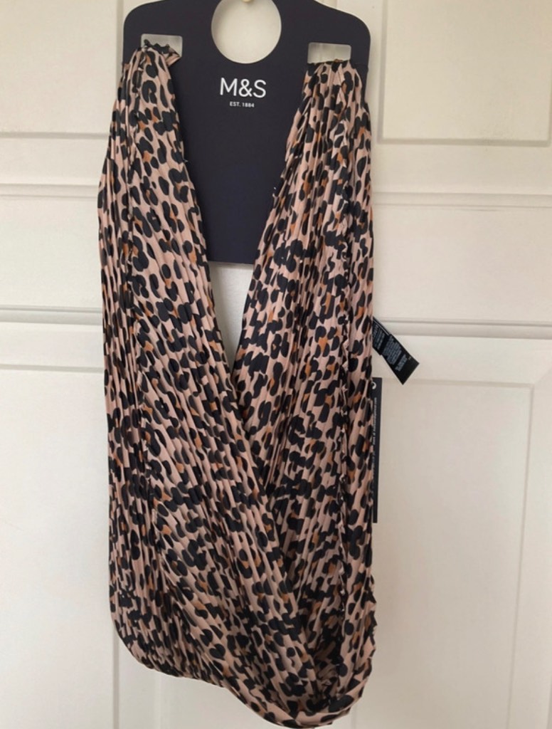 Marks and spencer animal print scarf