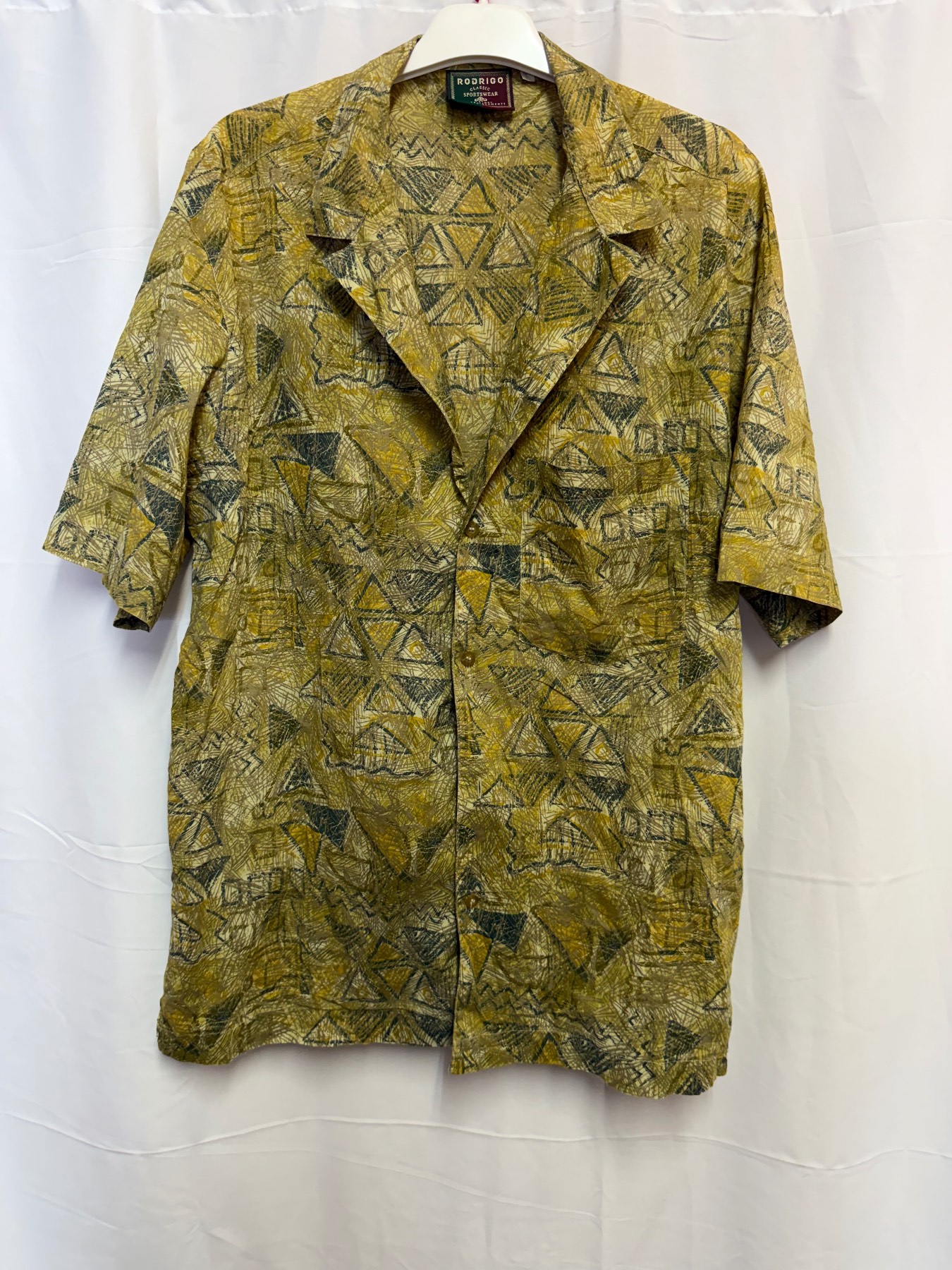 Rodrigo Classic Sportswear Abstract Pattern Short Sleeve Shirt