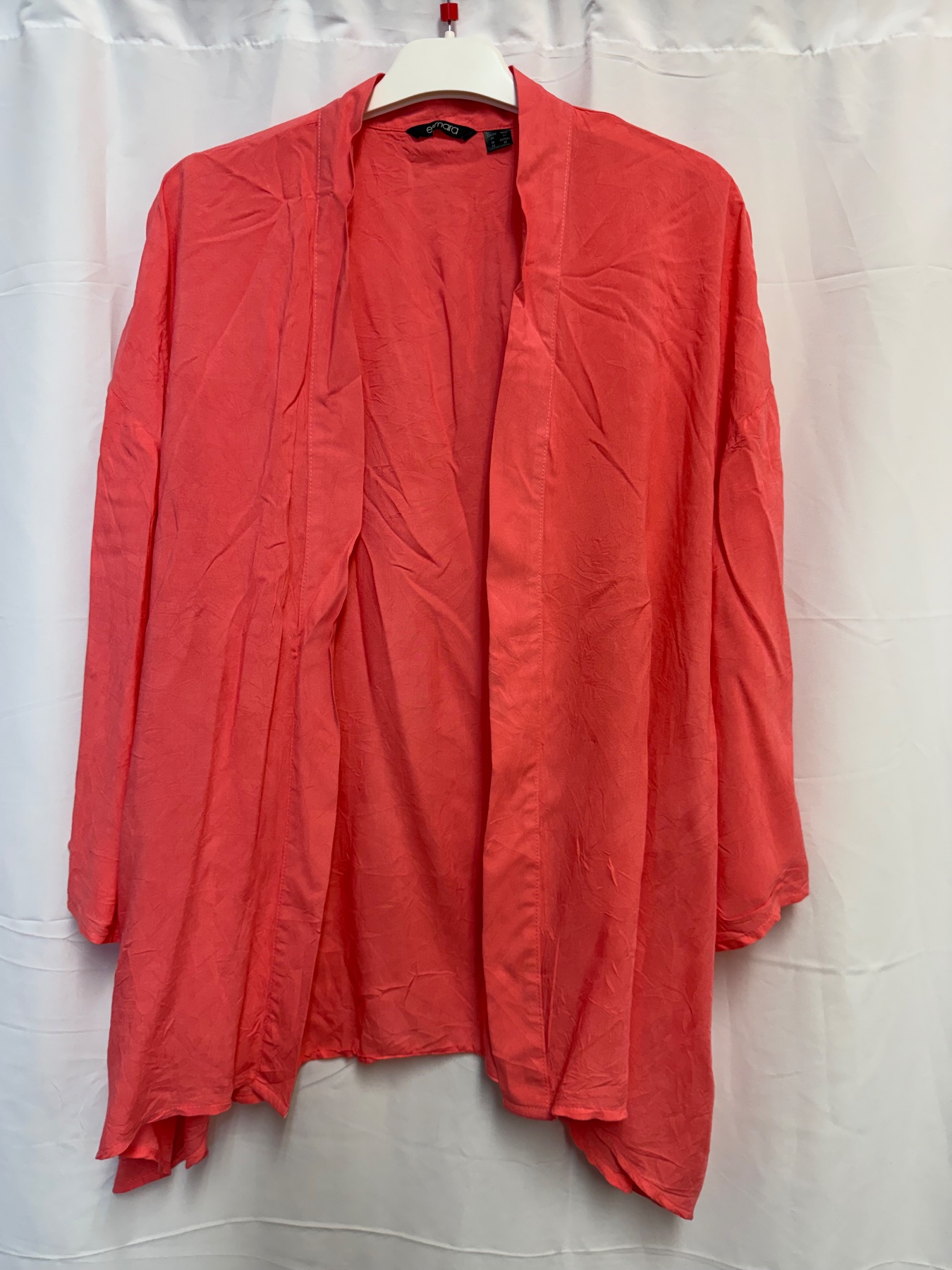 Esmara Coral Longline Open Front None Knitted Cardigan / Cover-Up