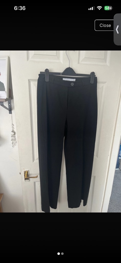 Ladies Bershka black pants