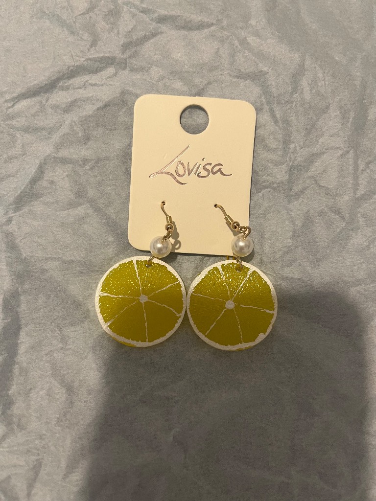 Lemon earrings