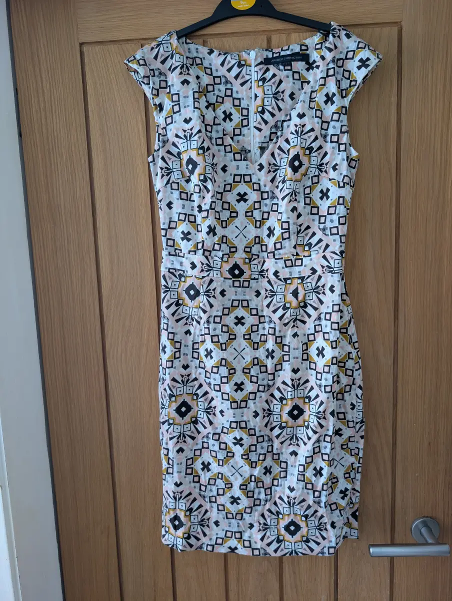 French connection body con dress size 8