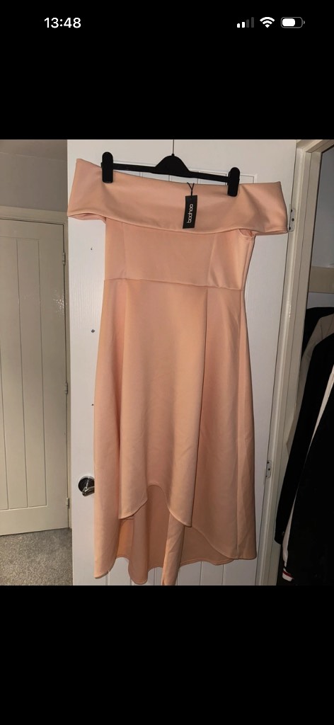 Peach dress