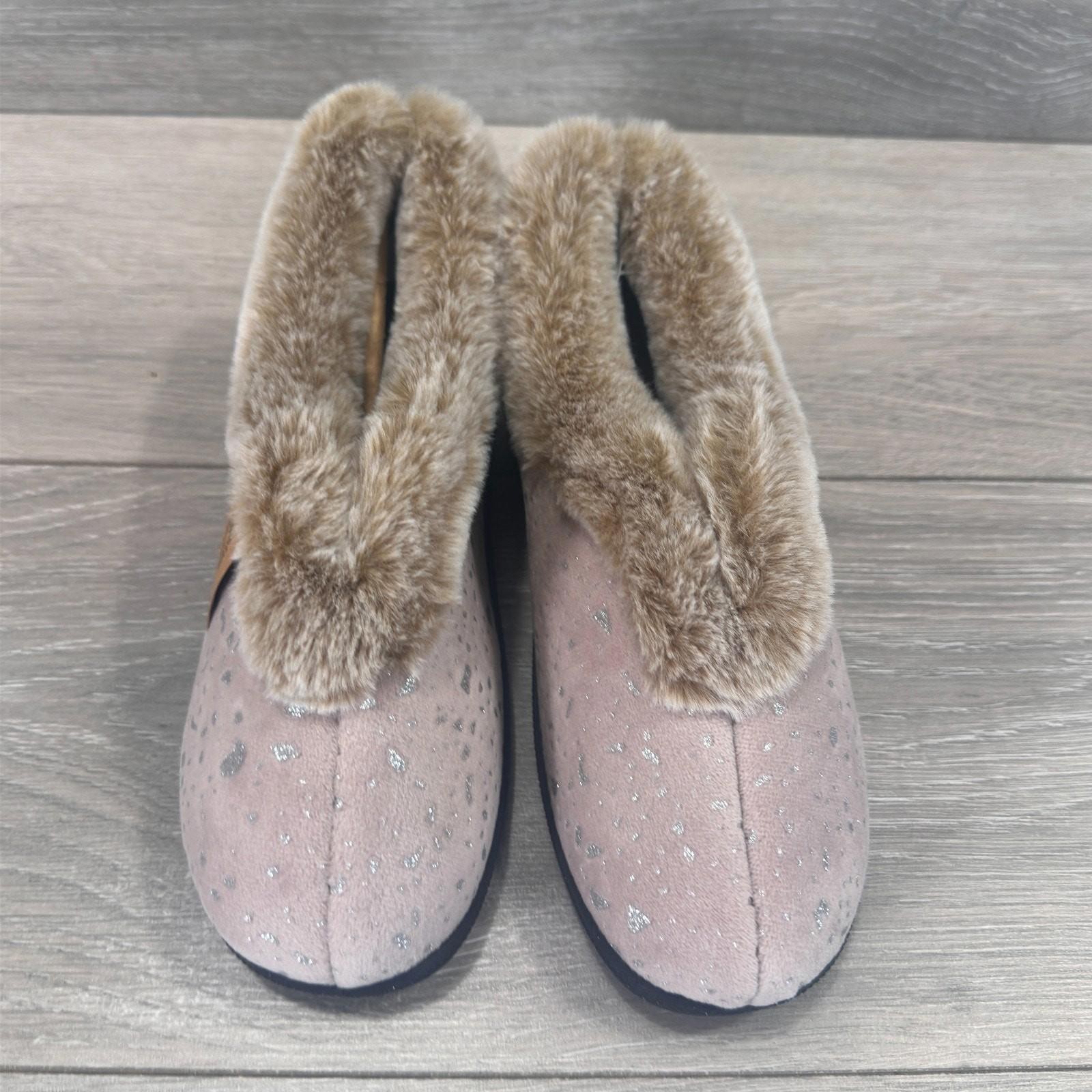 Jo & Joe Womens Slippers Pink Adults Ladies Mink Jacinta UK Size 4