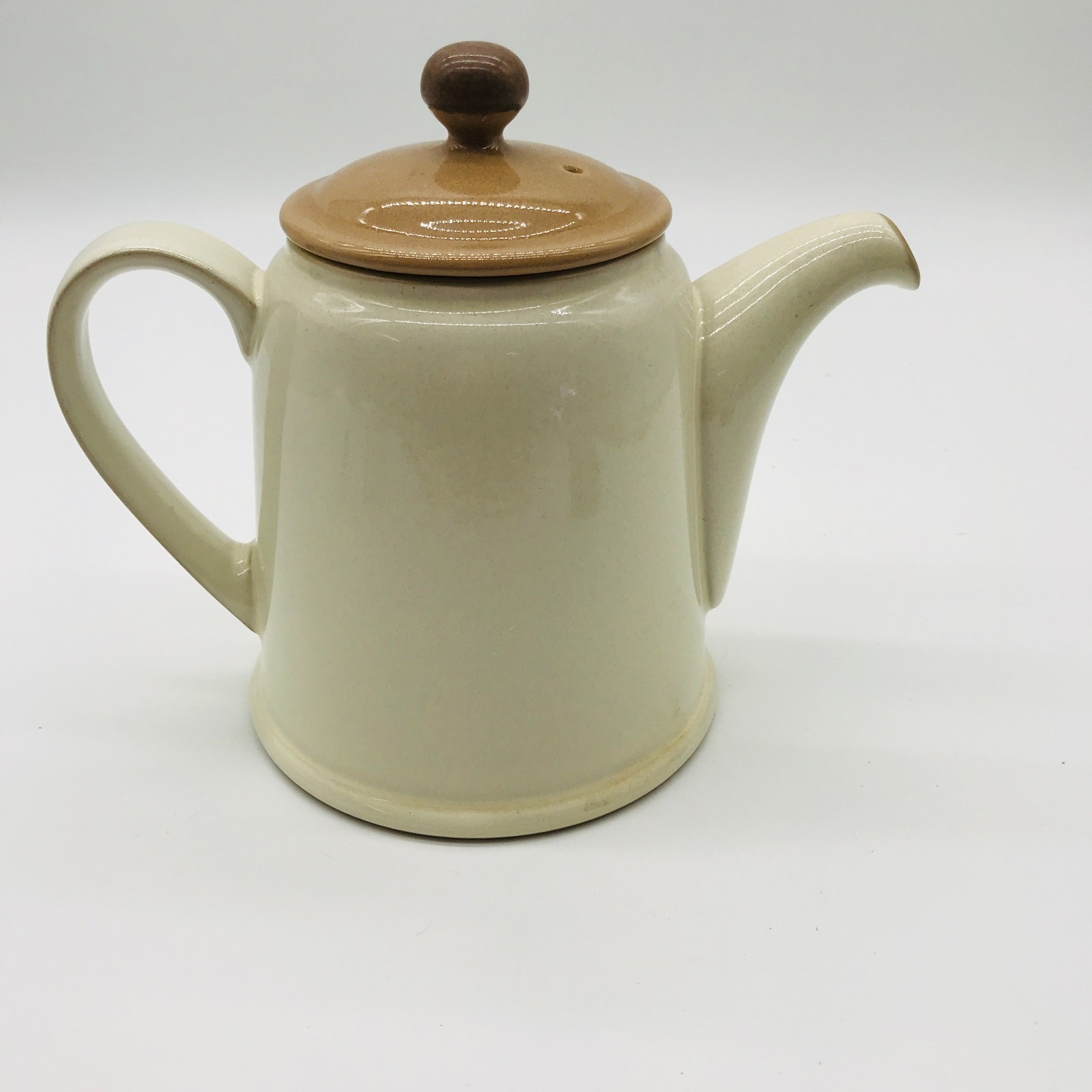 Denby Cinnamon Teapot Cream Brown Great Condition