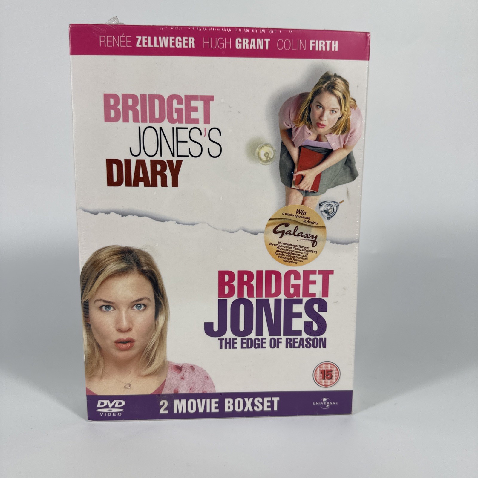 Bridget Jones's Diary + Bridget Jones The Edge of Reason DVD New and Sealed
