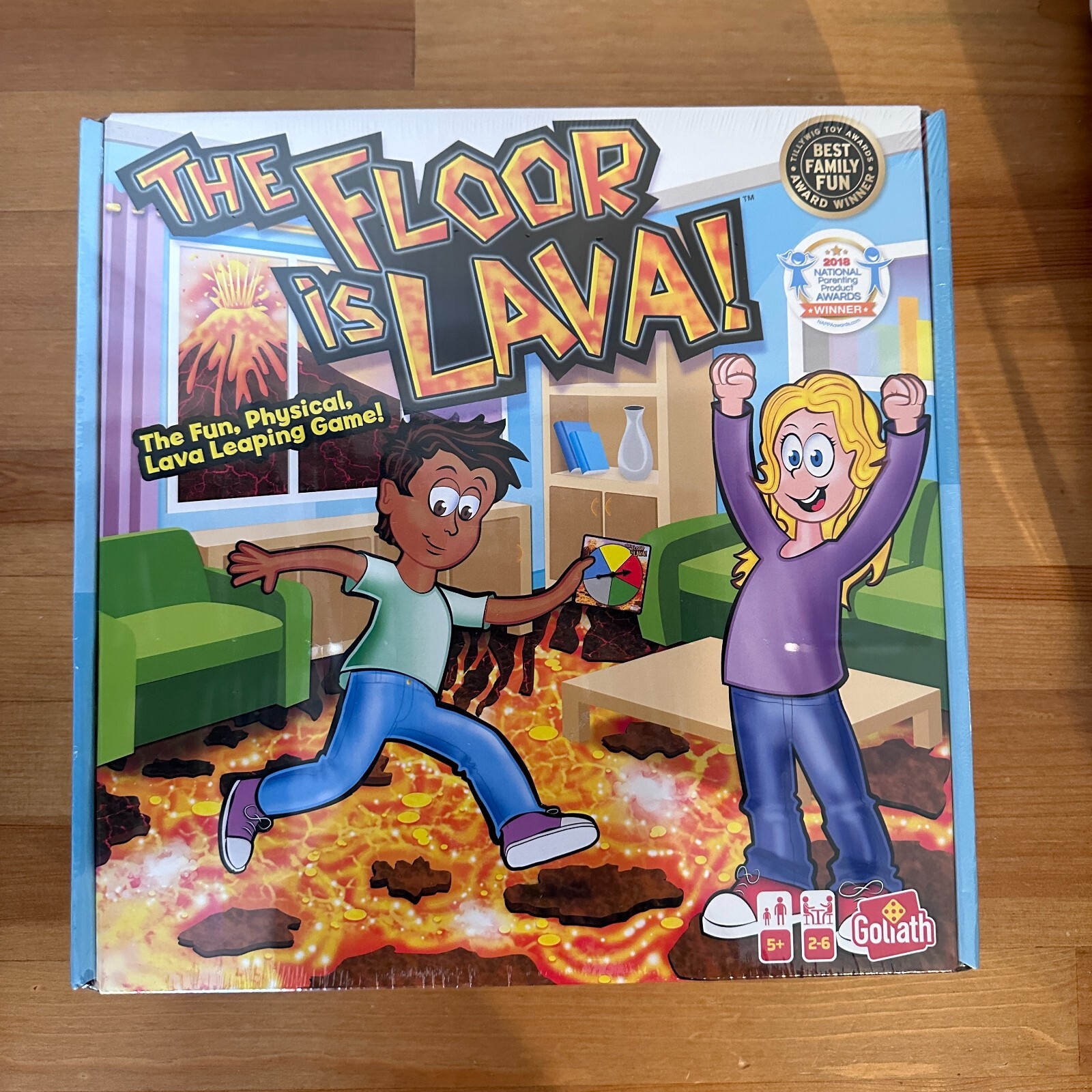 Kids Party Games For 2-6 Players Ages 5+ The Floor Is Lava! SEALED