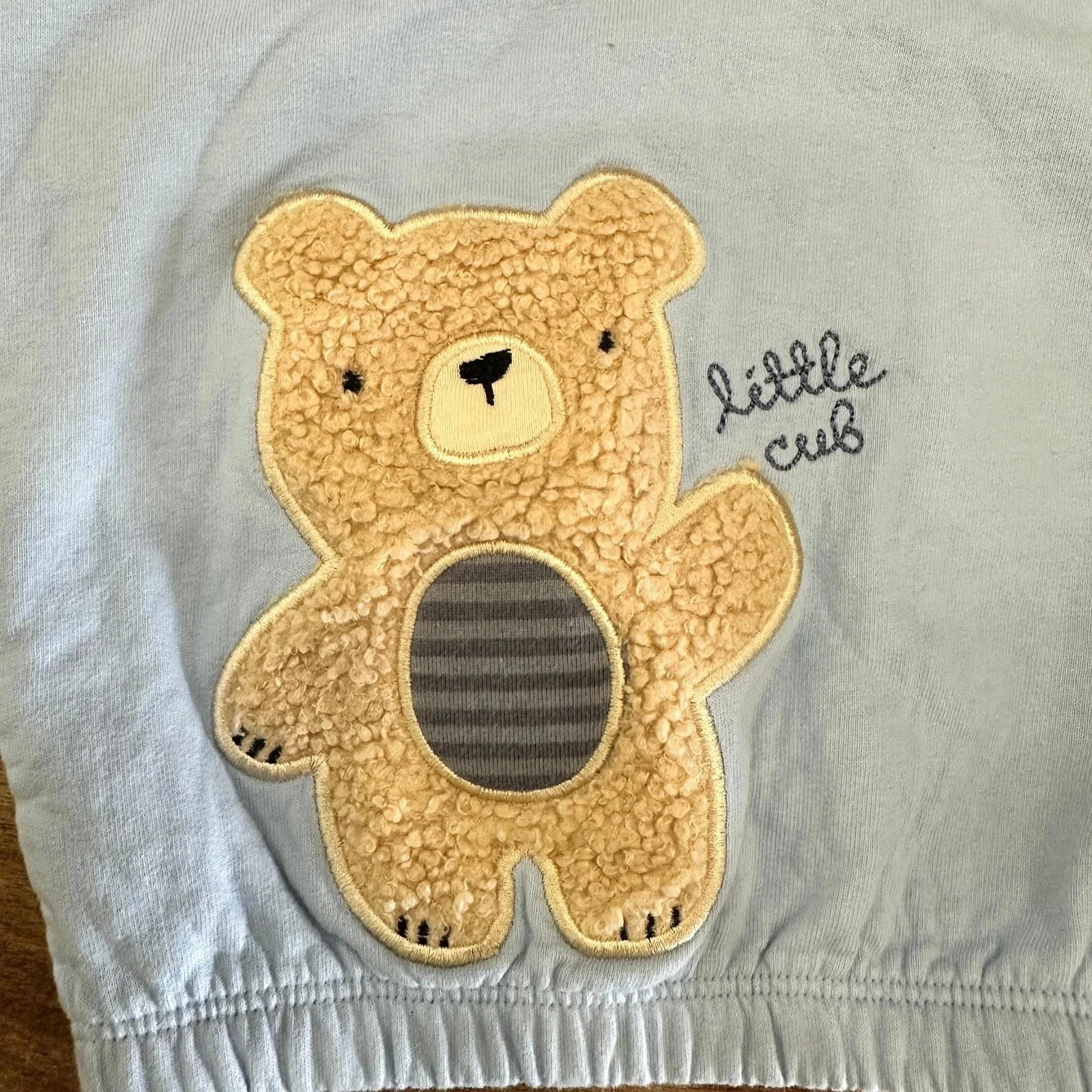 Next Baby Boys Little Cub 100% Cotton Jumper Size 3-6 Months