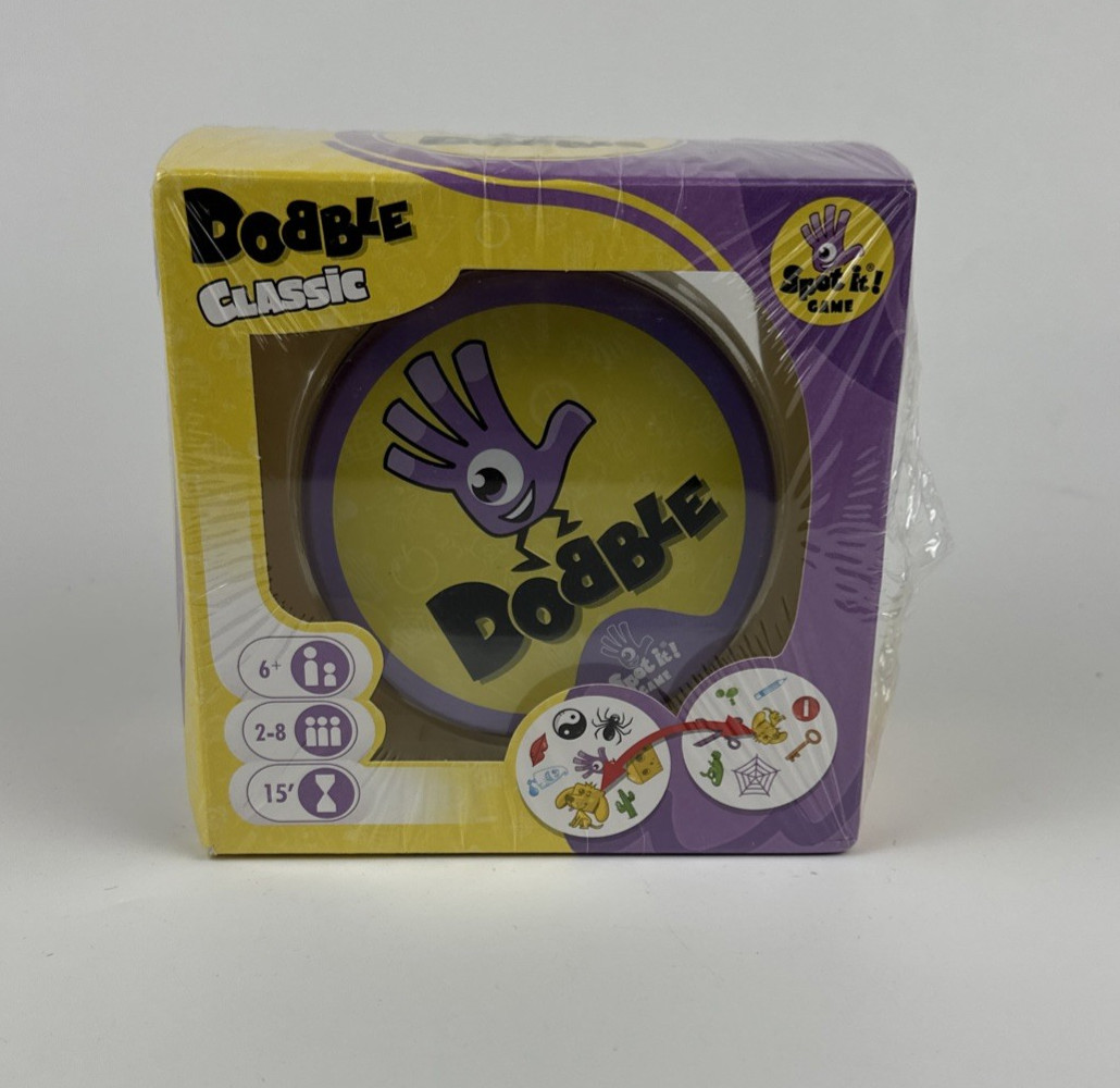 Dobble Spot It Card Game for 2-8 Players Age 6+, NEW