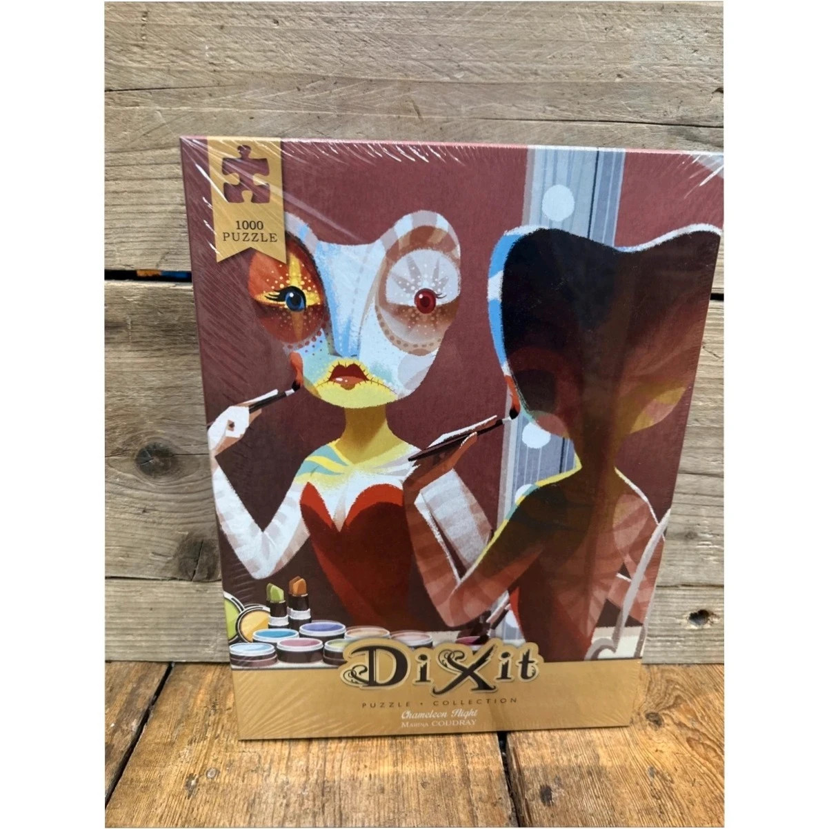New Libellud Dixit Puzzle Collection 1000p Marina Coudray Chameleon Night