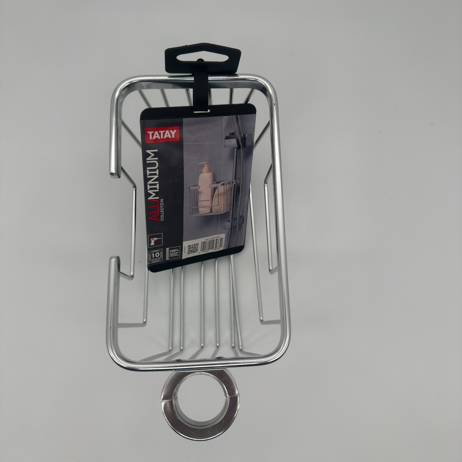 TATAY Shower Caddy with Hanger, 100% Stainless, Anodized Aluminum, Modern Design