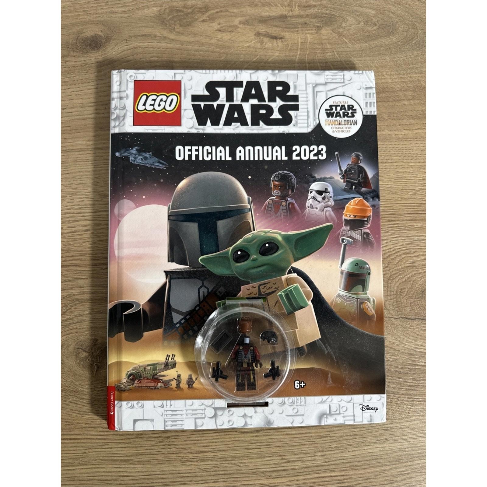 LEGO Star Wars Book The Mandalorian Annual 2023 Disney With Action Figure