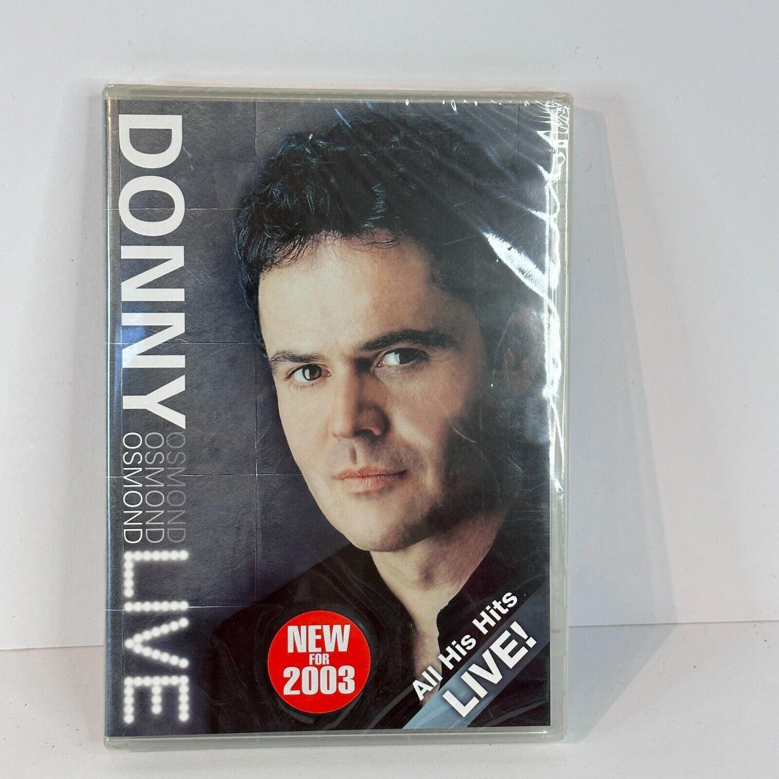 Donny Osmond Live DVD 2003 Concert Performance Music Video
