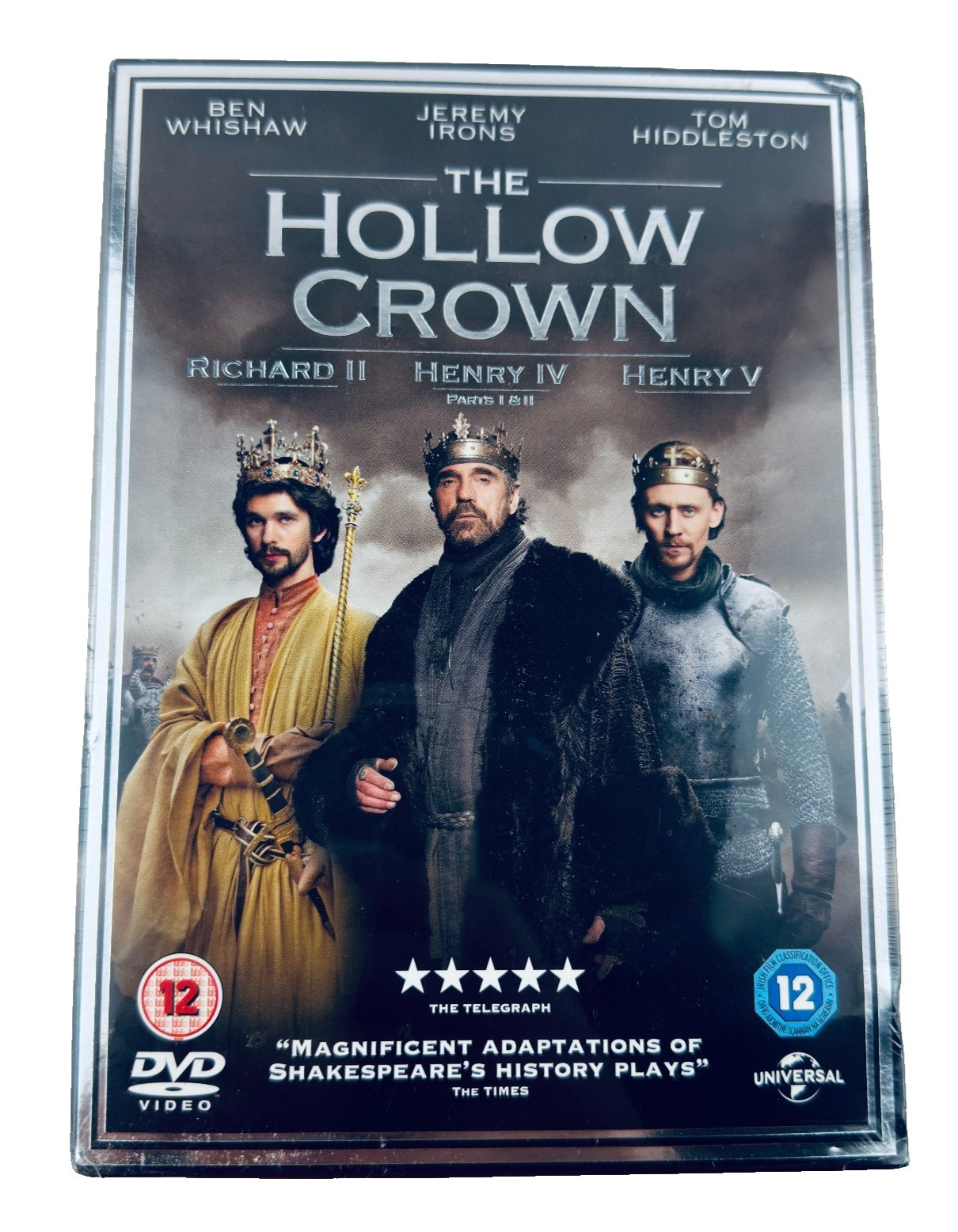 The Hollow Crown DVD Box Set Series 1- Richard II, Henry IV, Henry V new sealed