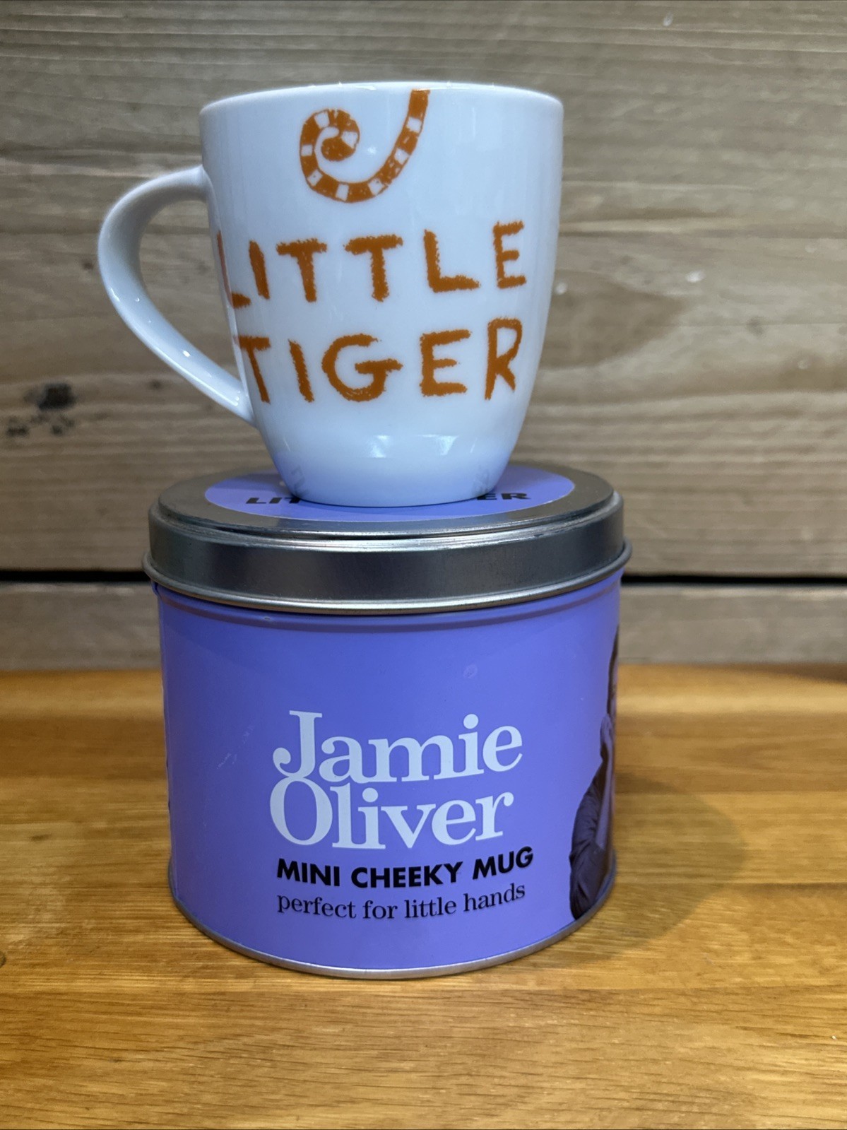 Jamie Oliver 'Little Tiger' Mini Mug, in Original Tin Brand New
