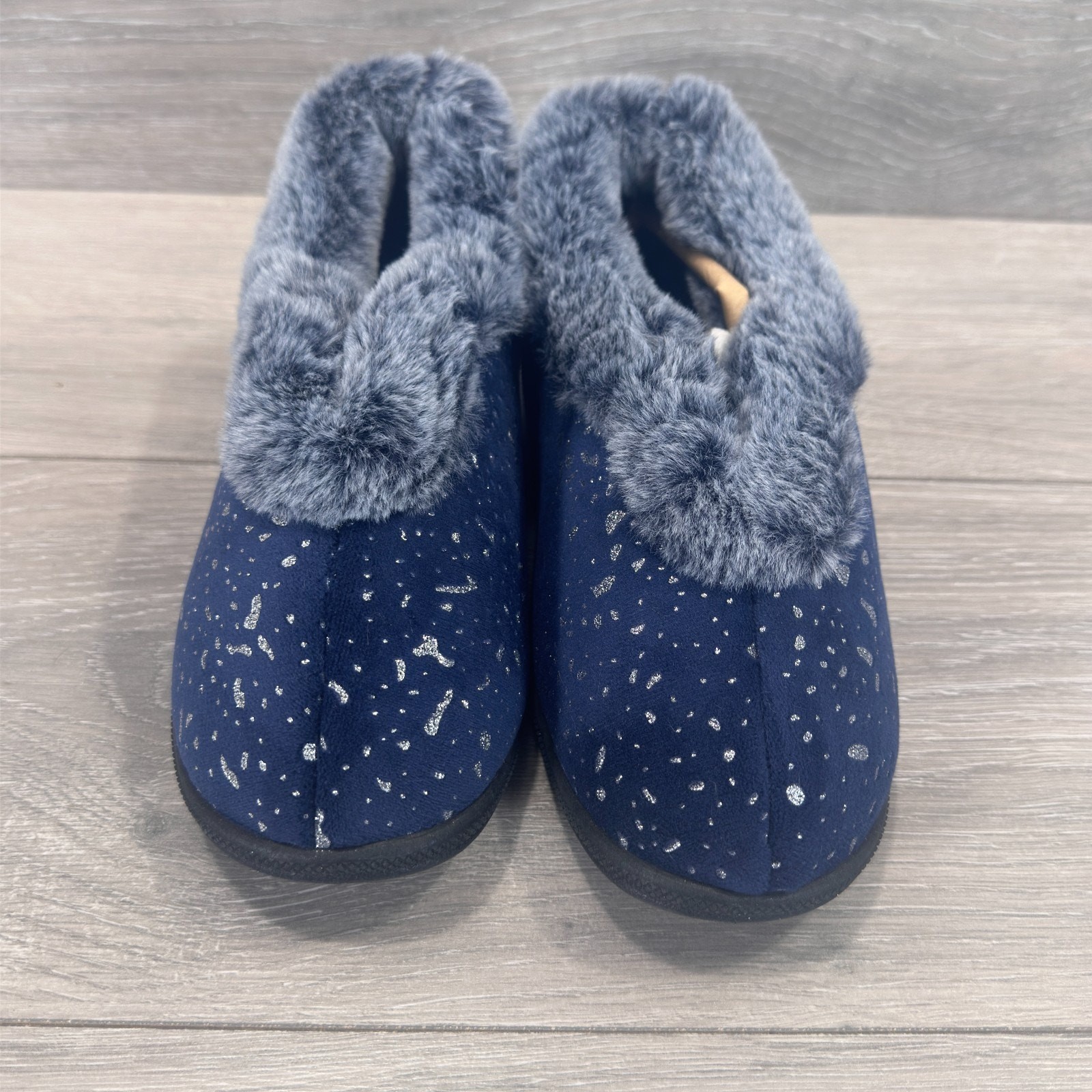 Jo & Joe Womens Slippers Blue/Navy Adults Ladies Jacinta UK Size 6
