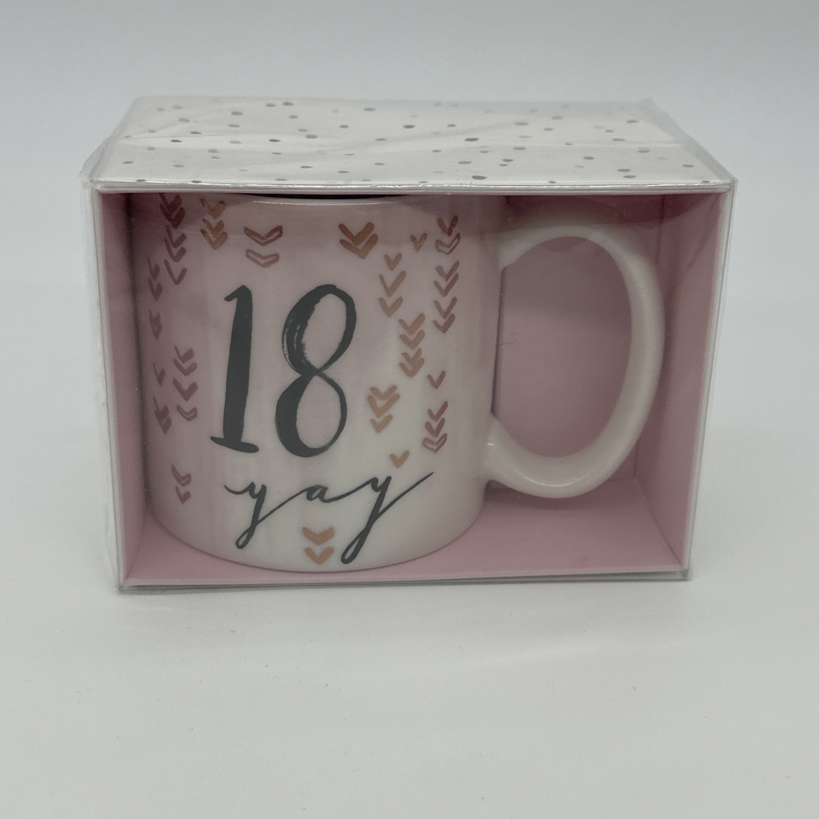 18th Birthday Gift Boxed Mug Hotchpotch Luxury Rose Gold NEW
