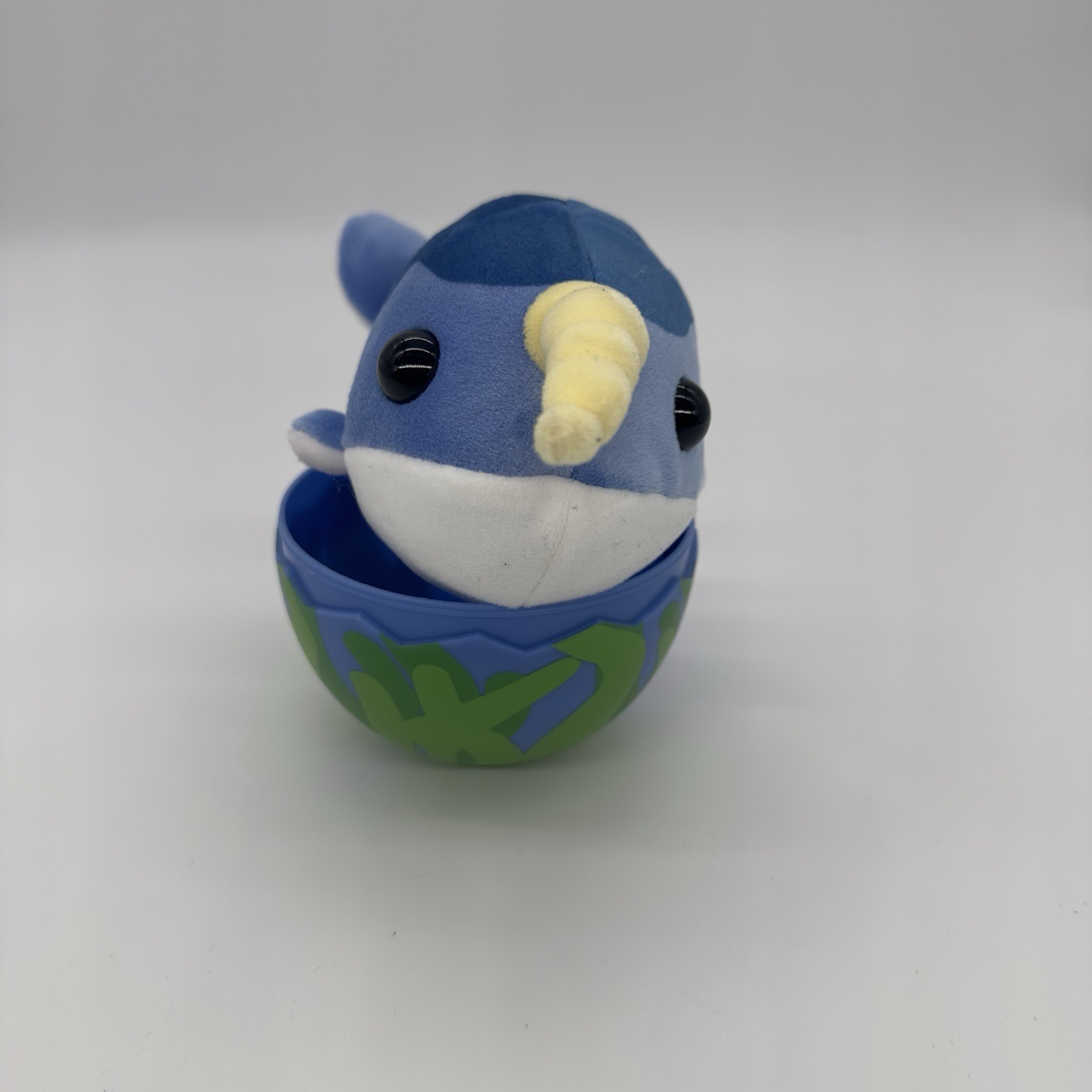 Adopt Me Blue Narwhal Soft Small Plush Toy No Code 6”