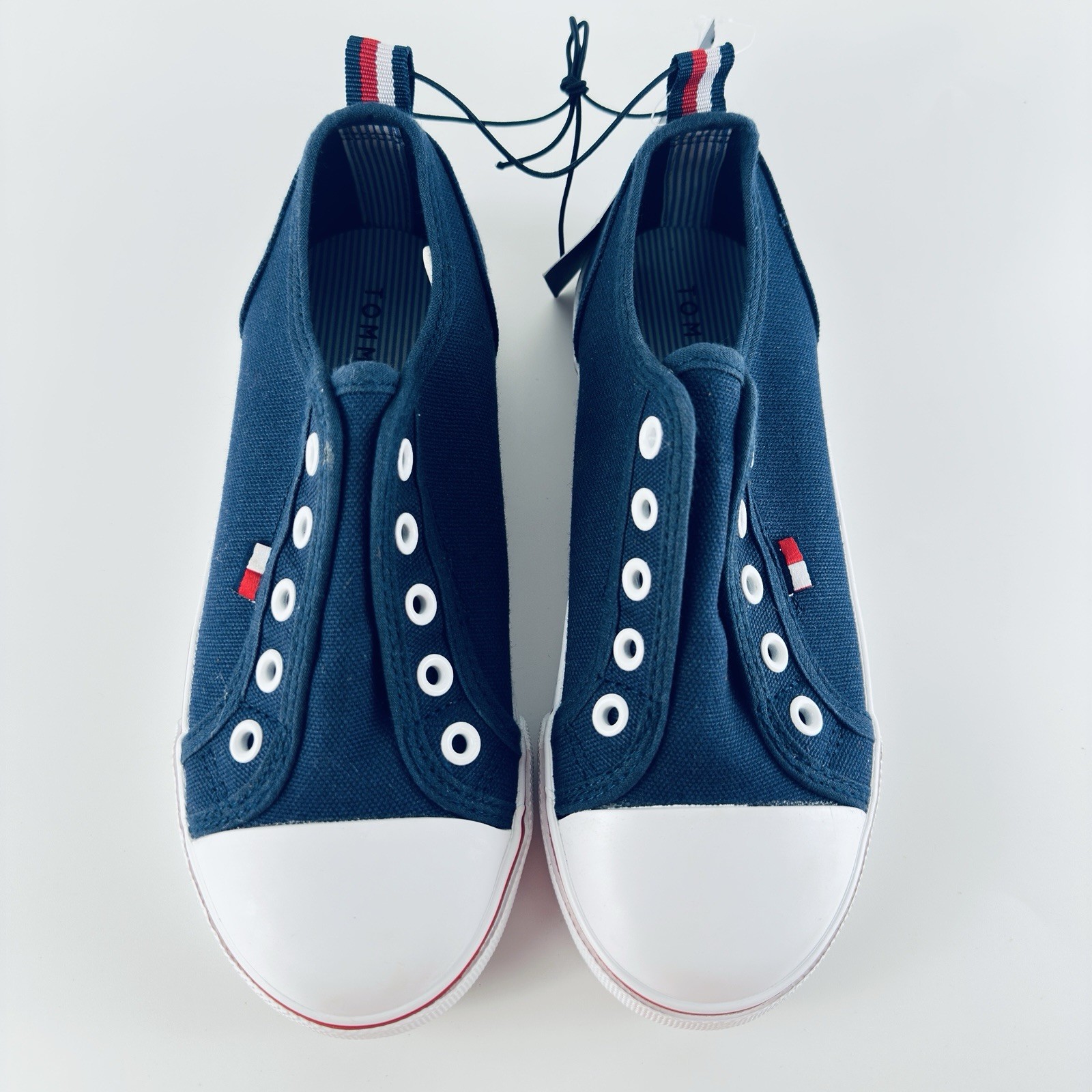 Tommy Hilfiger Kids Laceless Trainers Size UK 12.5 EUR 30.5 13Y TZ001048410