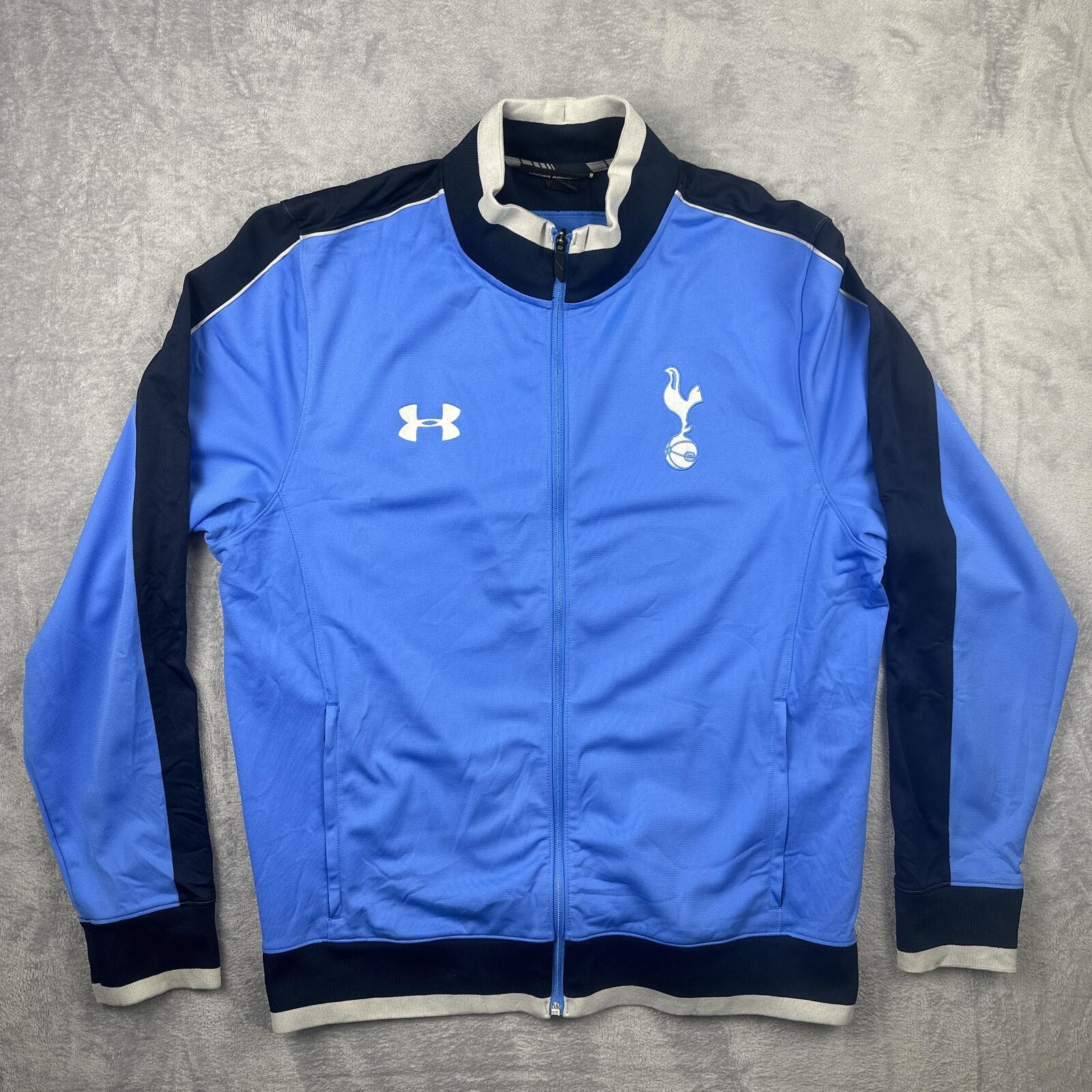 Under Armour Tottenham Blue Black 2XL Track Jacket Men's Sportswear