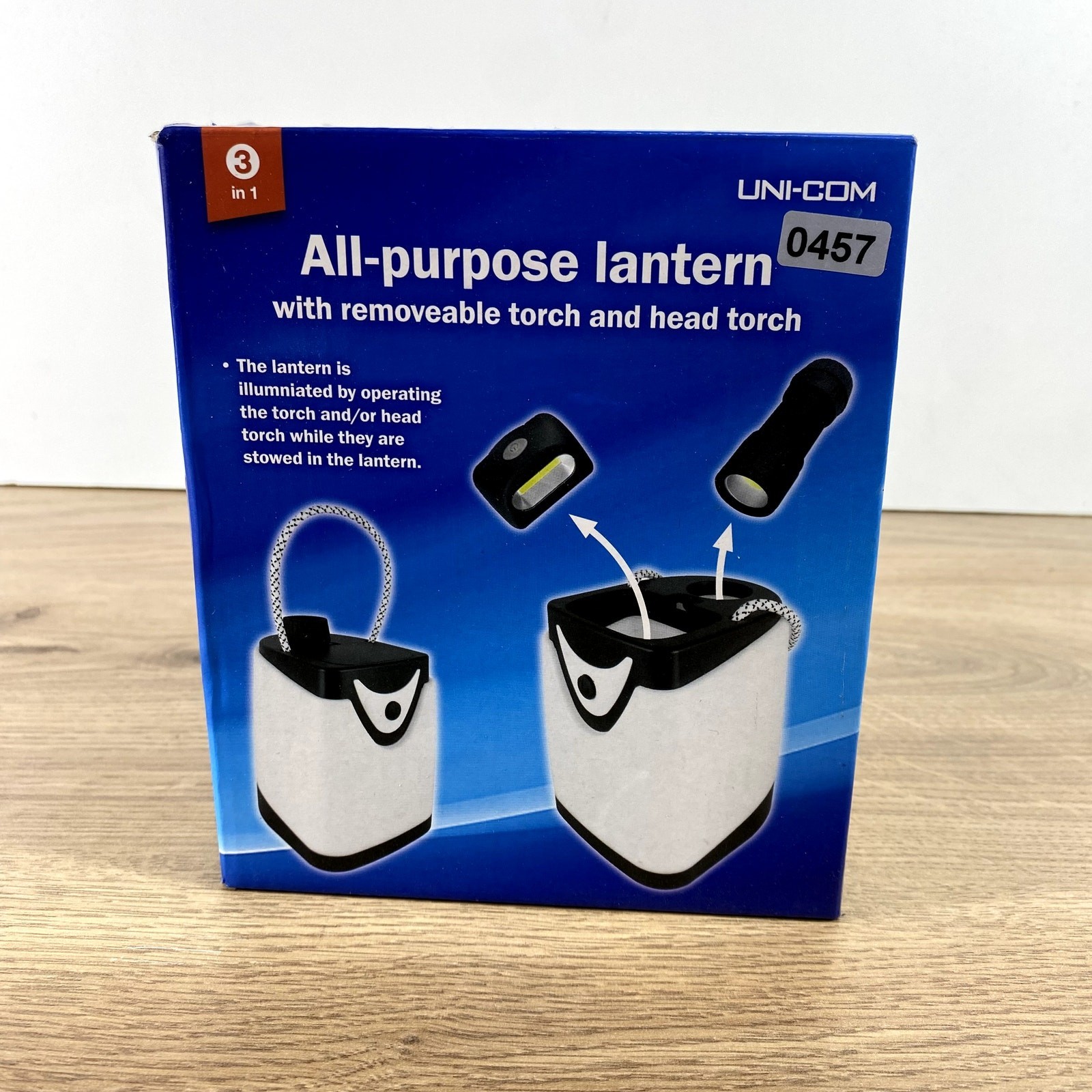 UNI-COM 66064 All Purpose Lantern with Removable Torch and Head Torch