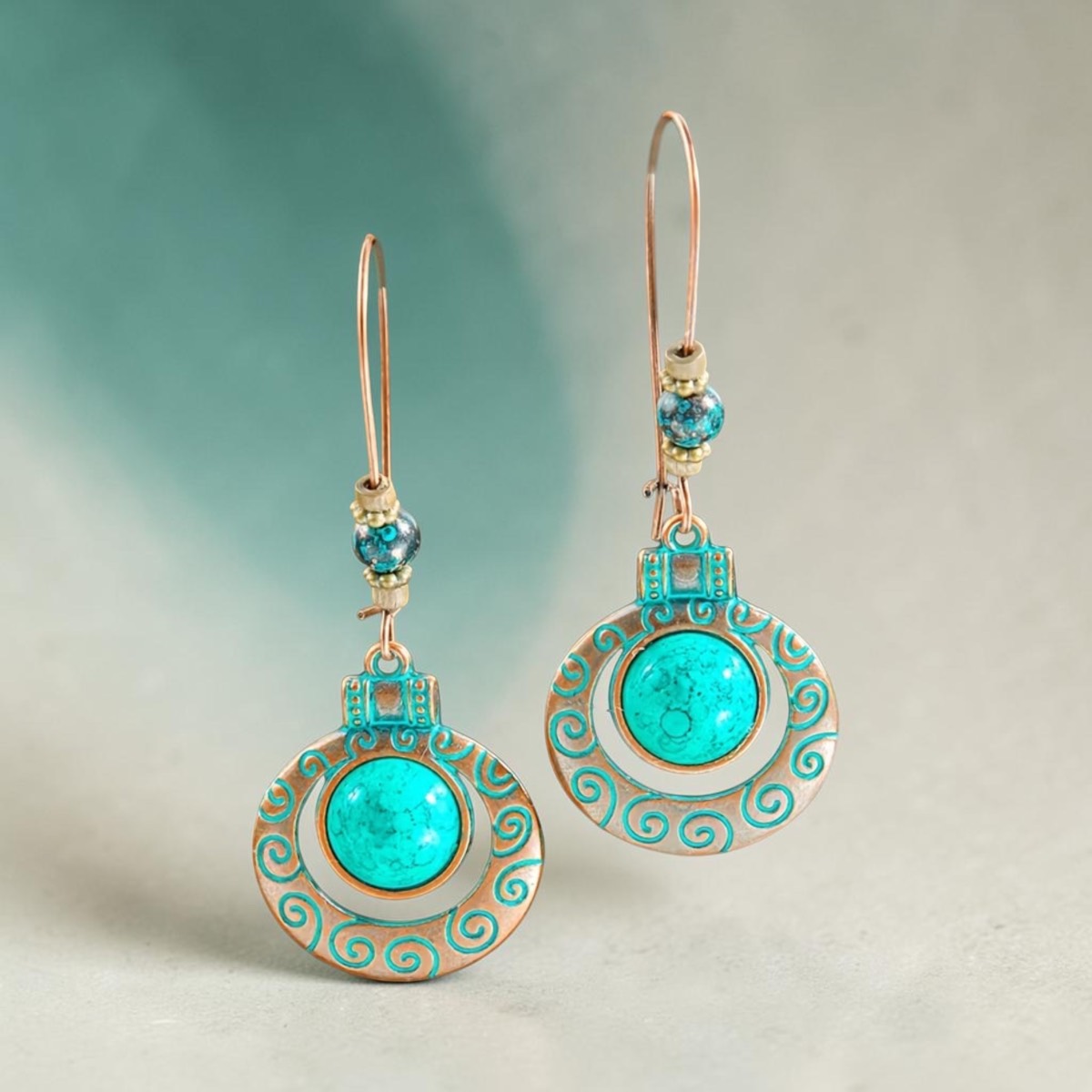 Vintage boho dangle earrings
