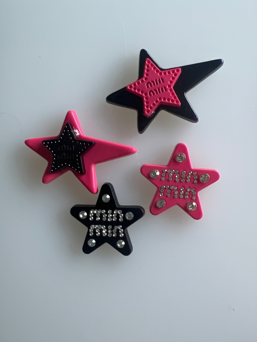 Mix colour start flatback charm