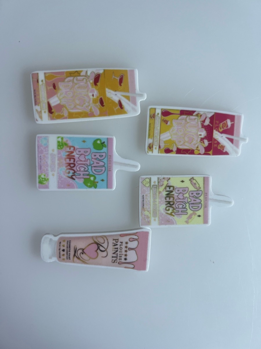 Mix colour acrylic flatback