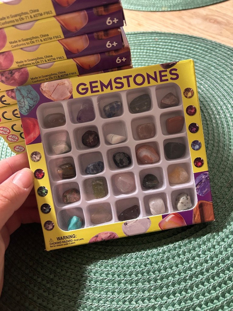 Box of Mixed Gemstones