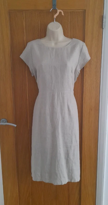 Jaba Linen Shift Dress. Size L BNWT