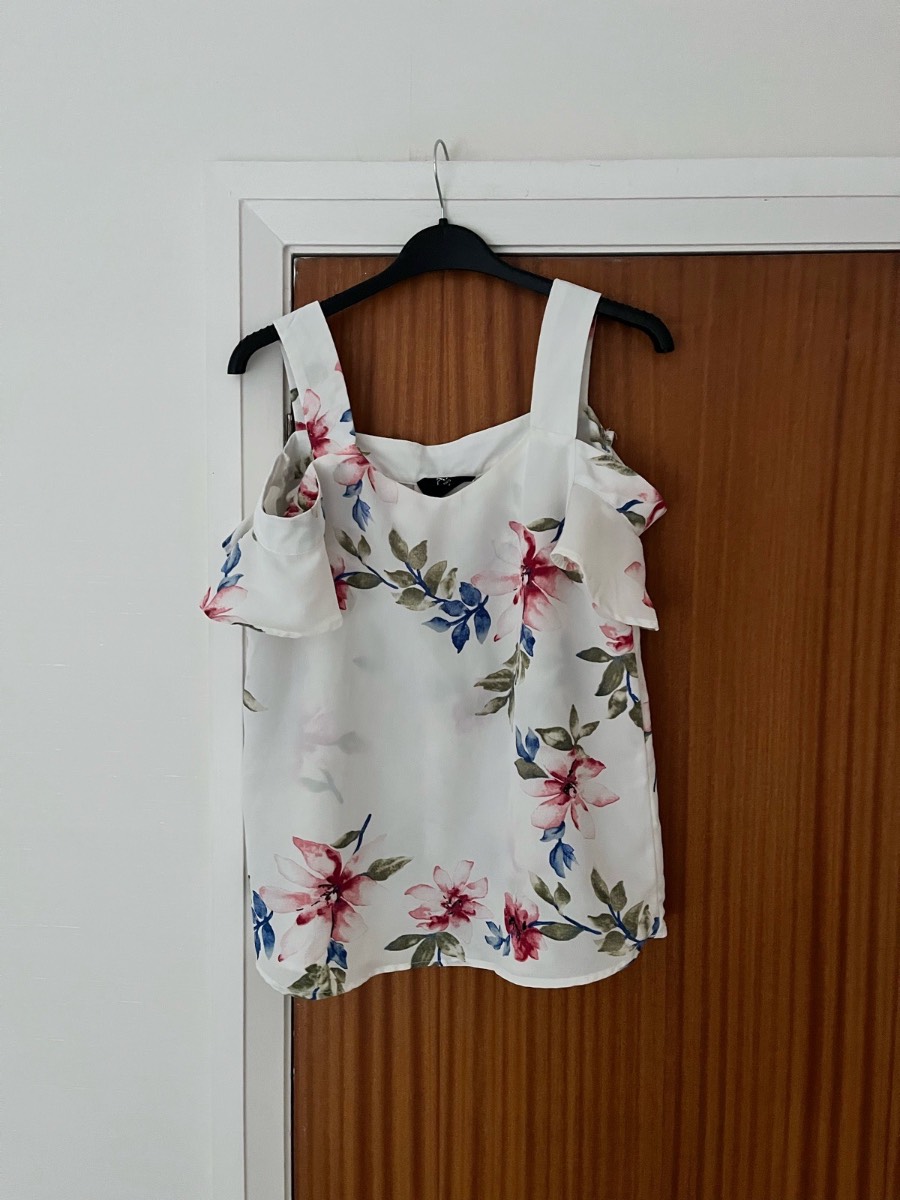 Ax Paris Floral Off The Shoulder Top