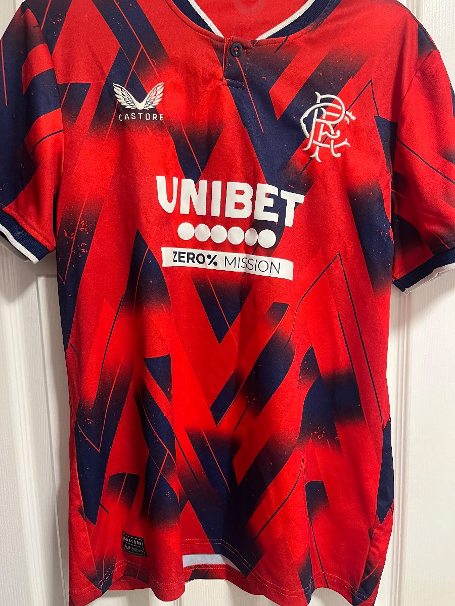 Castore Men's Glasgow Rangers Fourth Shirt 2023/2024 Size Medium