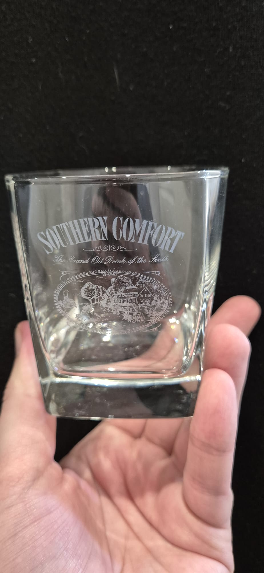 Set Of 6x Southern Comfort 12oz Etched Tumblers