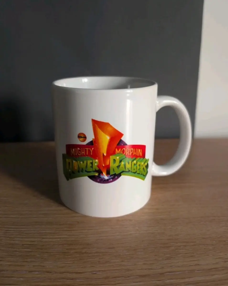 Power Rangers Mighty Morphin Mug Official Hasbro 2022 Retro Gift Good Condition